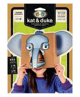 Kat & Duke Savanna Elephants NIB Wild Animal Kingdom Series NIP Mask Kat & Duke Wild Animal Kingdom Savanna Elephants Kat & Duke 